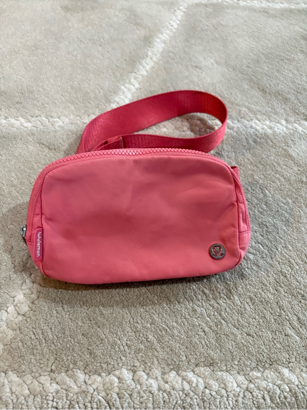 lululemon athletica Coral Pink Crossbody Pouch
